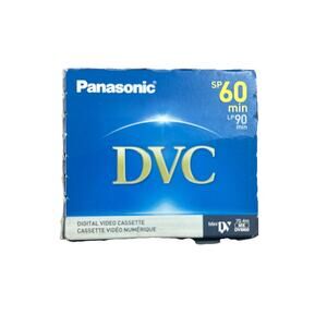 Panasonic 5 Pack DVC MiniDV Tape 60min SP/90min LP New Sealed Old Stock